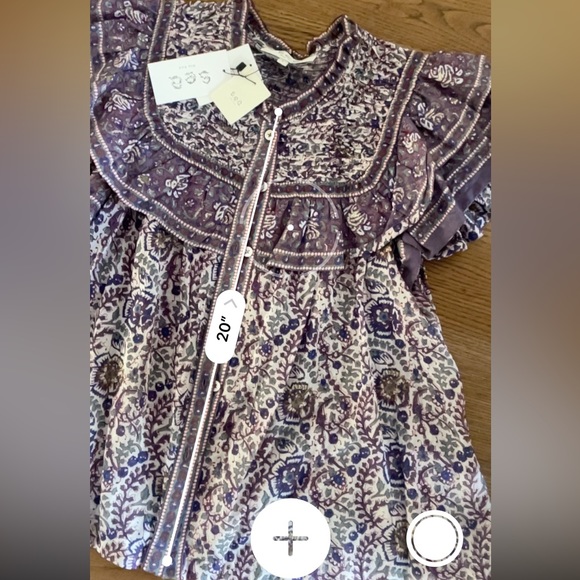 Sea
Rosita Border Print Flutter Sleeve Top - Picture 9 of 9